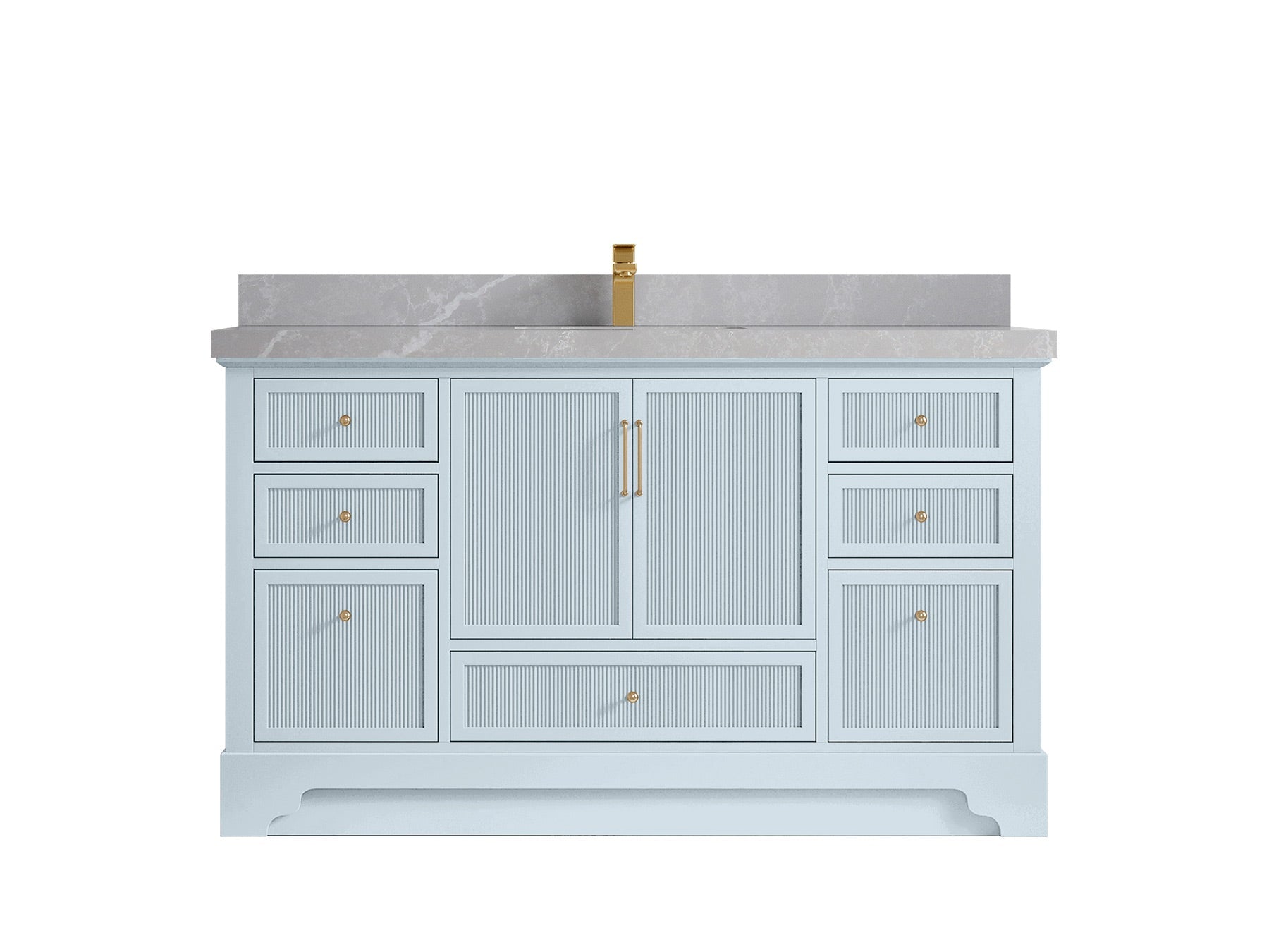 Alys 60 in. W x 22 in. D Single Sink Bathroom Vanity - Willow Bath and Vanity