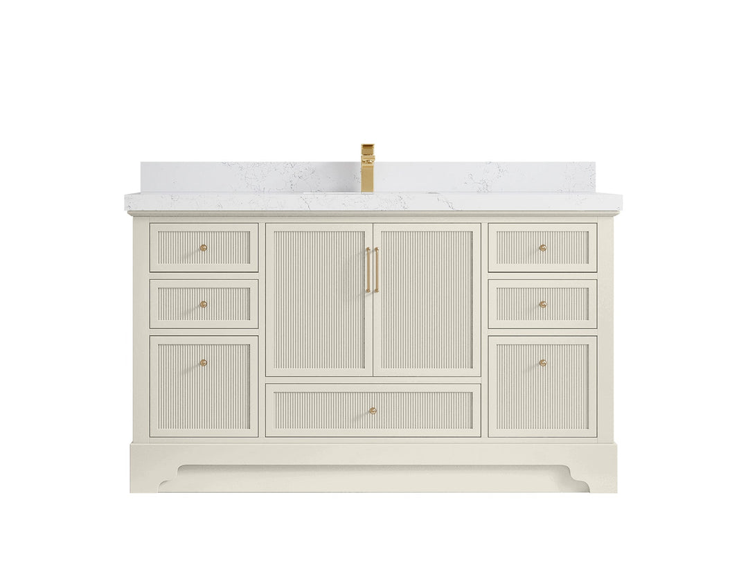 Alys 60 in. W x 22 in. D Single Sink Bathroom Vanity - Willow Bath and Vanity