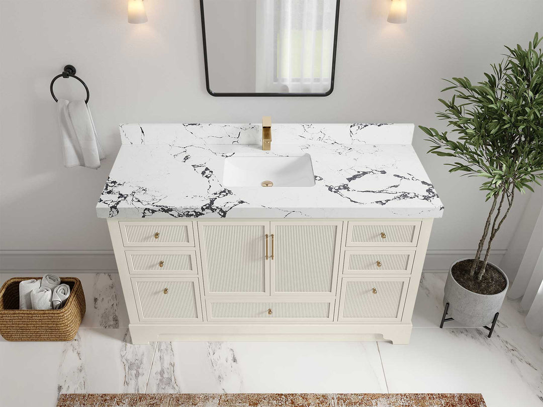 Alys 60 in. W x 22 in. D Single Sink Bathroom Vanity - Willow Bath and Vanity