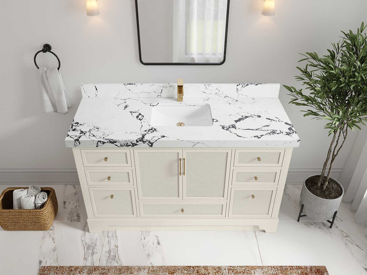 Alys 60 in. W x 22 in. D Single Sink Bathroom Vanity - photo 39