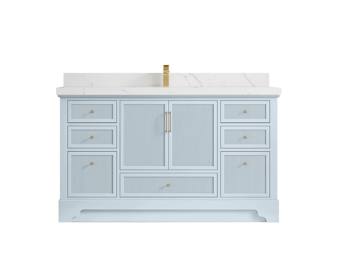 Alys 60 in. W x 22 in. D Single Sink Bathroom Vanity - Willow Bath and Vanity