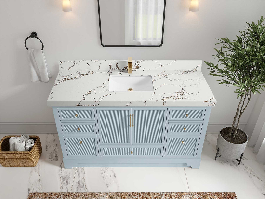 Alys 60 in. W x 22 in. D Single Sink Bathroom Vanity - Willow Bath and Vanity