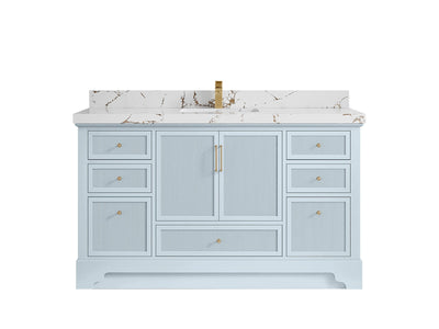 Alys 60 in. W x 22 in. D Single Sink Bathroom Vanity - Willow Bath and Vanity