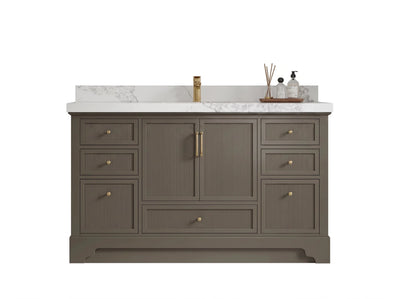 Alys 60 in. W x 22 in. D Single Sink Bathroom Vanity - Willow Bath and Vanity
