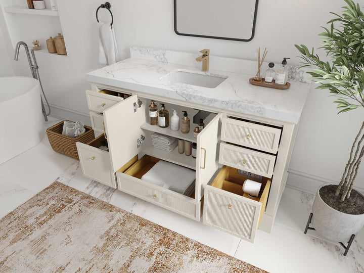 Alys 60 in. W x 22 in. D Single Sink Bathroom Vanity - photo 3