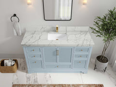 Alys 60 in. W x 22 in. D Single Sink Bathroom Vanity - photo 30