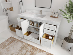 Alys 60 in. W x 22 in. D Single Sink Bathroom Vanity - photo 3