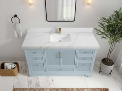 Alys 60 in. W x 22 in. D Single Sink Bathroom Vanity - photo 14