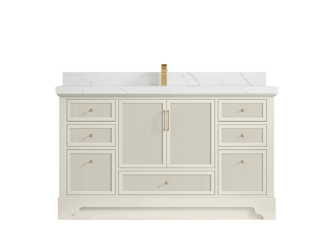 Alys 60 in. W x 22 in. D Single Sink Bathroom Vanity - Willow Bath and Vanity