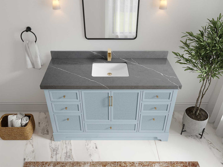 Alys 60 in. W x 22 in. D Single Sink Bathroom Vanity - photo 39