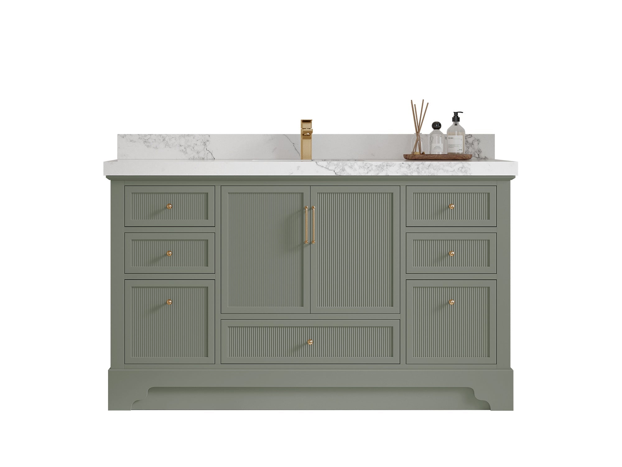 Alys 60 in. W x 22 in. D Single Sink Bathroom Vanity - Willow Bath and Vanity