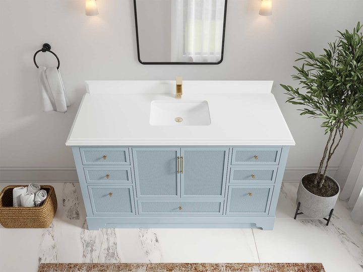 Alys 60 in. W x 22 in. D Single Sink Bathroom Vanity - photo 19