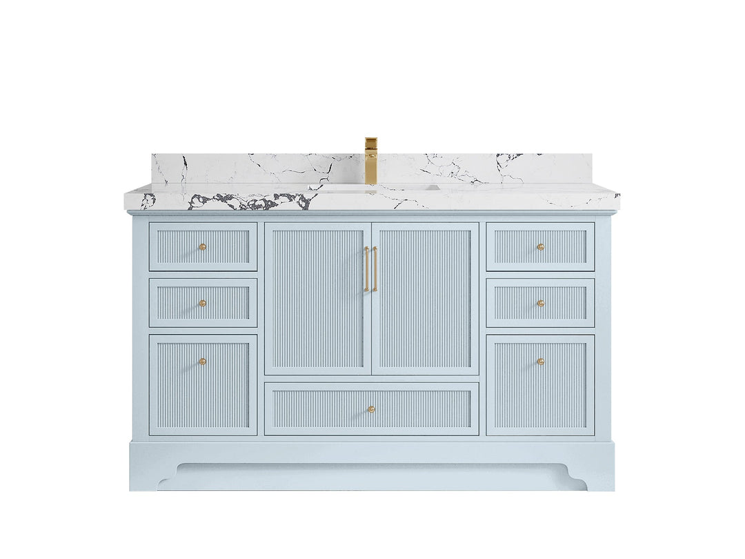 Alys 60 in. W x 22 in. D Single Sink Bathroom Vanity - Willow Bath and Vanity