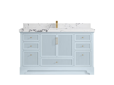 Alys 60 in. W x 22 in. D Single Sink Bathroom Vanity - Willow Bath and Vanity