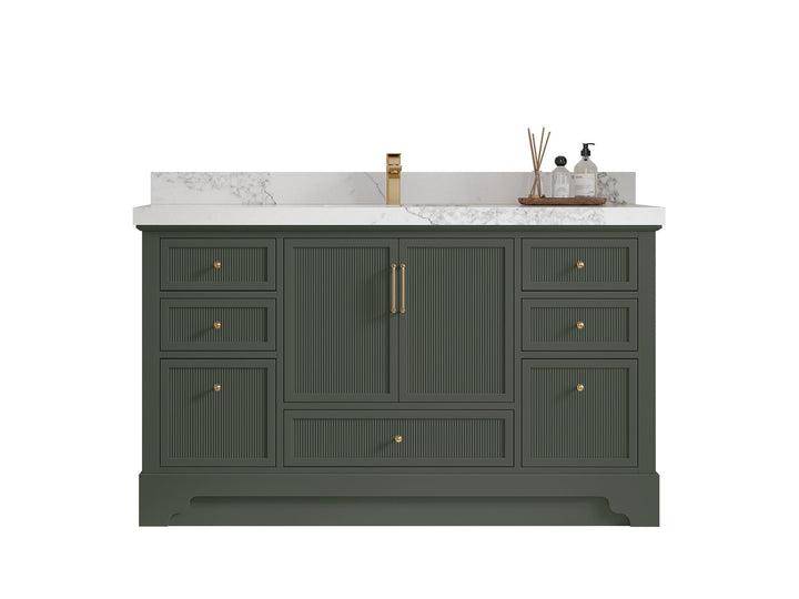 Alys 60 in. W x 22 in. D Single Sink Bathroom Vanity - photo 1