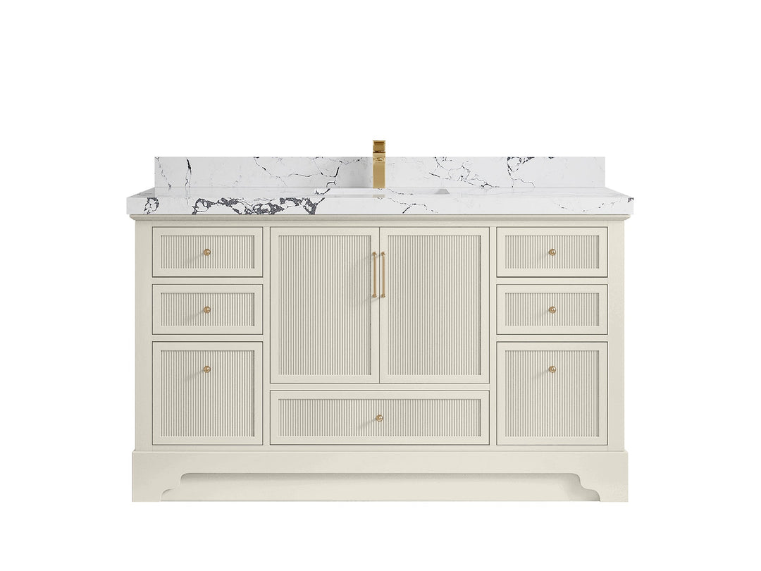 Alys 60 in. W x 22 in. D Single Sink Bathroom Vanity - Willow Bath and Vanity
