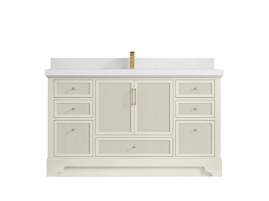 Alys 60 in. W x 22 in. D Single Sink Bathroom Vanity - Willow Bath and Vanity
