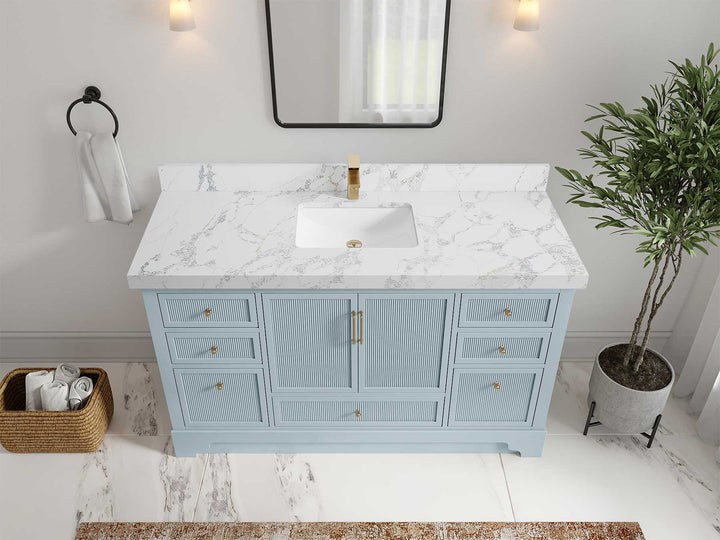 Alys 60 in. W x 22 in. D Single Sink Bathroom Vanity - photo 11