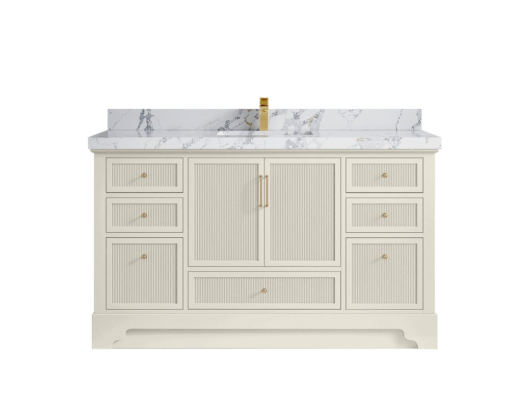 Alys 60 in. W x 22 in. D Single Sink Bathroom Vanity - Willow Bath and Vanity