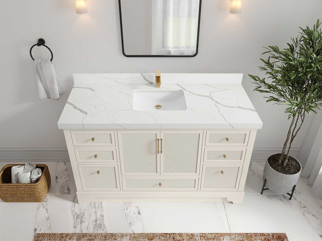Alys 60 in. W x 22 in. D Single Sink Bathroom Vanity - Willow Bath and Vanity