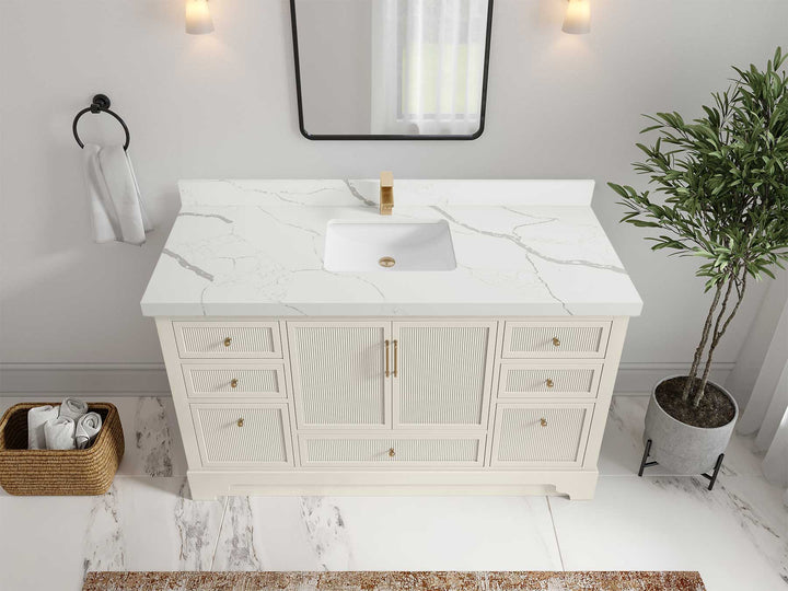 Alys 60 in. W x 22 in. D Single Sink Bathroom Vanity - photo 13