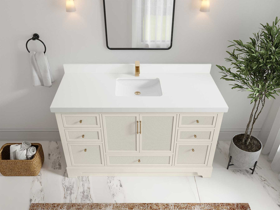 Alys 60 in. W x 22 in. D Single Sink Bathroom Vanity - Willow Bath and Vanity