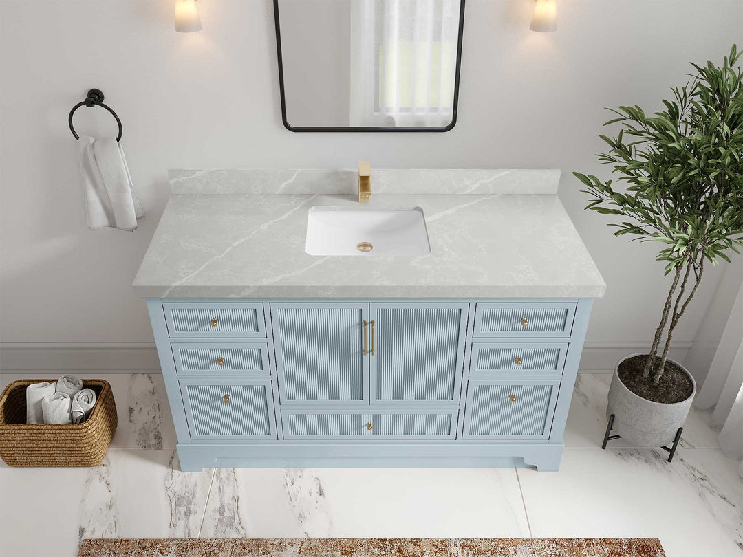 Alys 60 in. W x 22 in. D Single Sink Bathroom Vanity - Willow Bath and Vanity