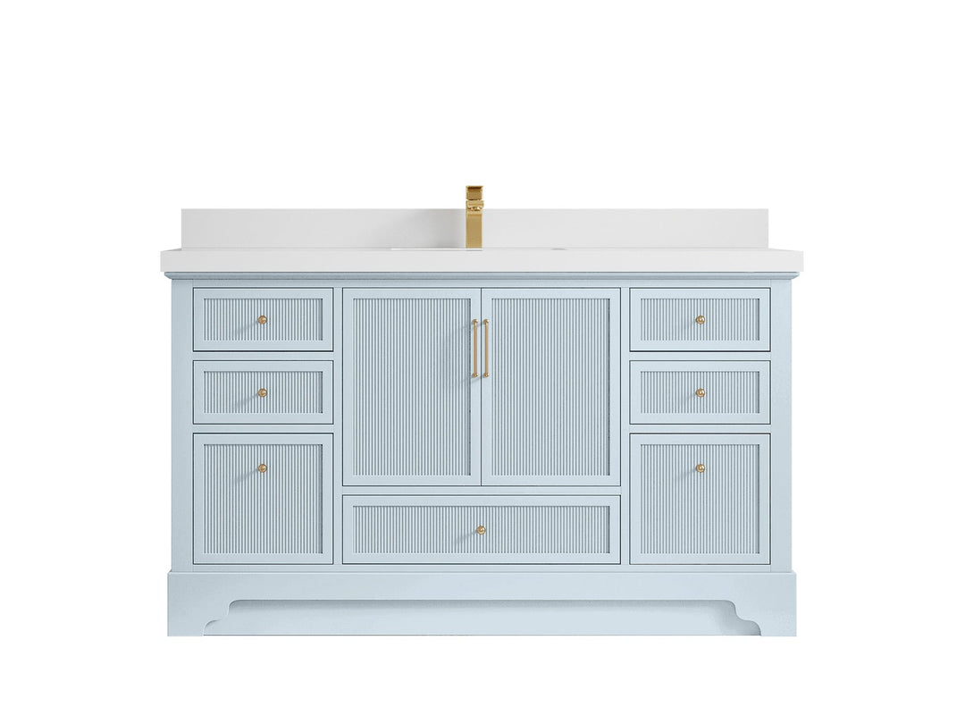 Alys 60 in. W x 22 in. D Single Sink Bathroom Vanity - Willow Bath and Vanity