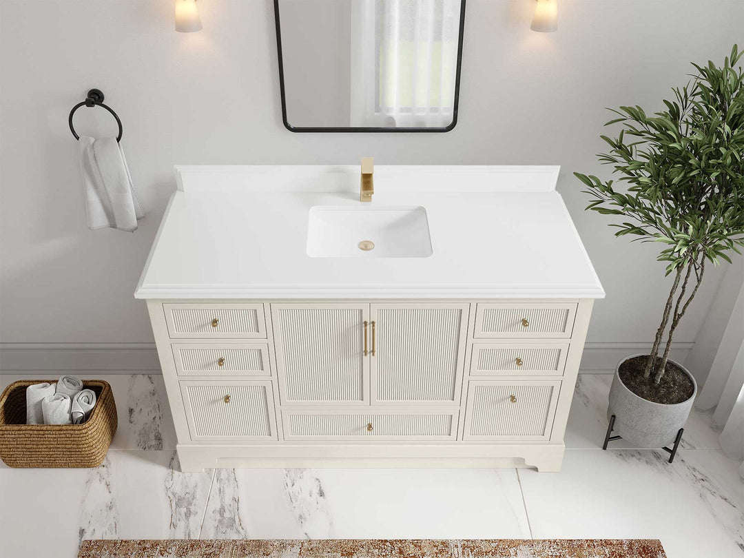 Alys 60 in. W x 22 in. D Single Sink Bathroom Vanity - Willow Bath and Vanity