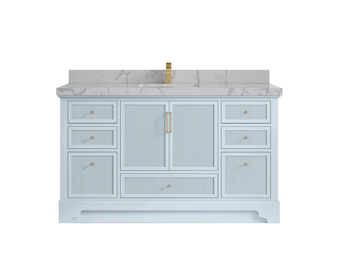 Alys 60 in. W x 22 in. D Single Sink Bathroom Vanity - Willow Bath and Vanity
