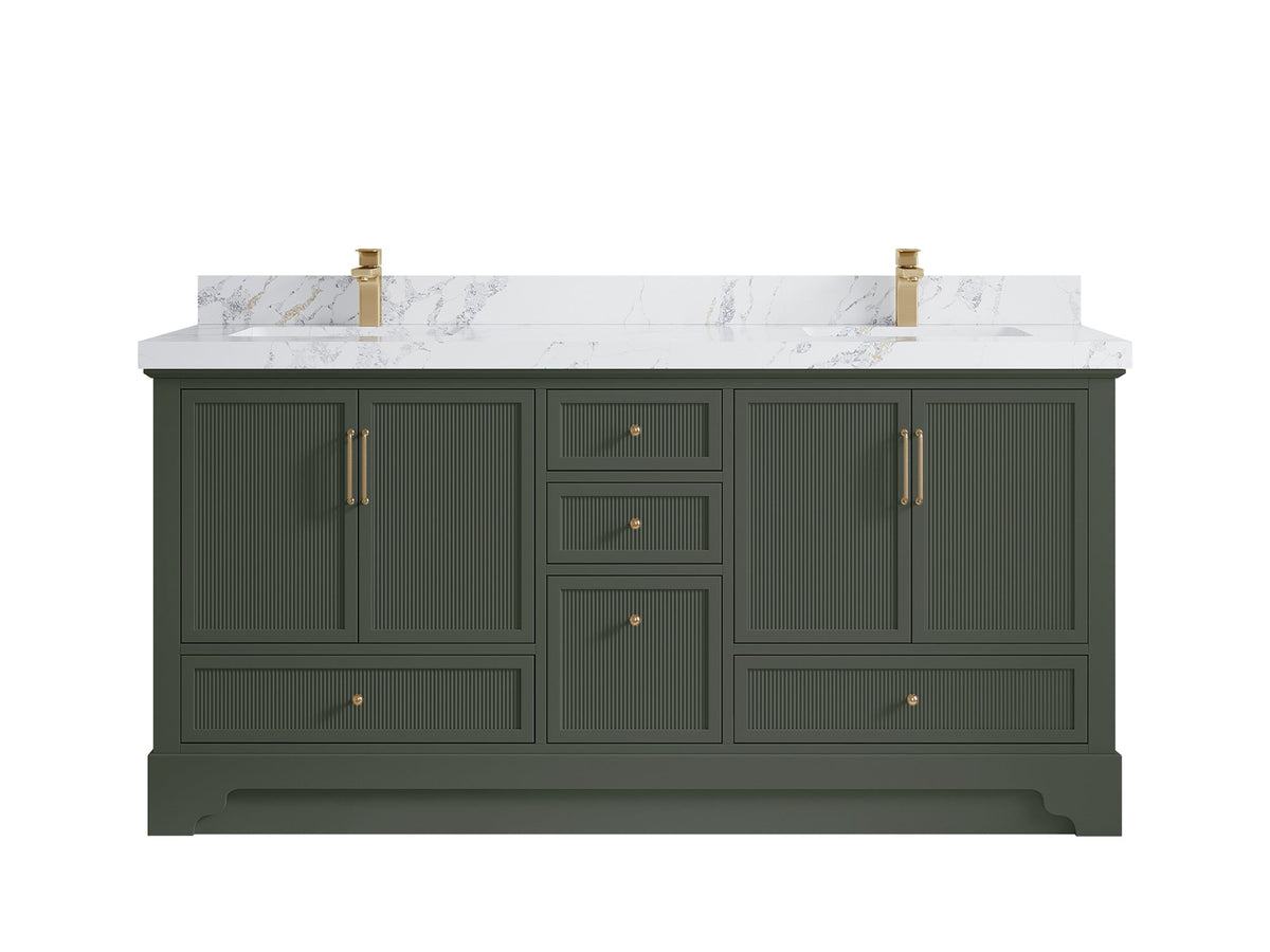 Alys 72 in. W x 22 in. D Double Sink Bathroom Vanity - Willow Bath and Vanity
