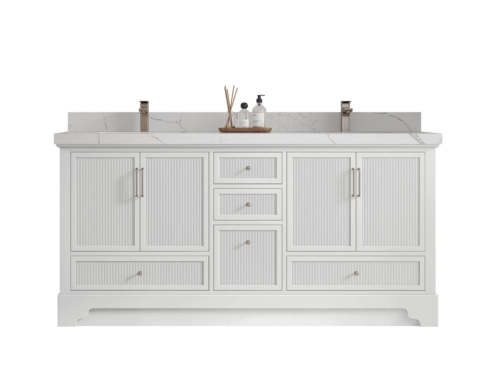 Alys 72 in. W x 22 in. D Double Sink Bathroom Vanity - Willow Bath and Vanity