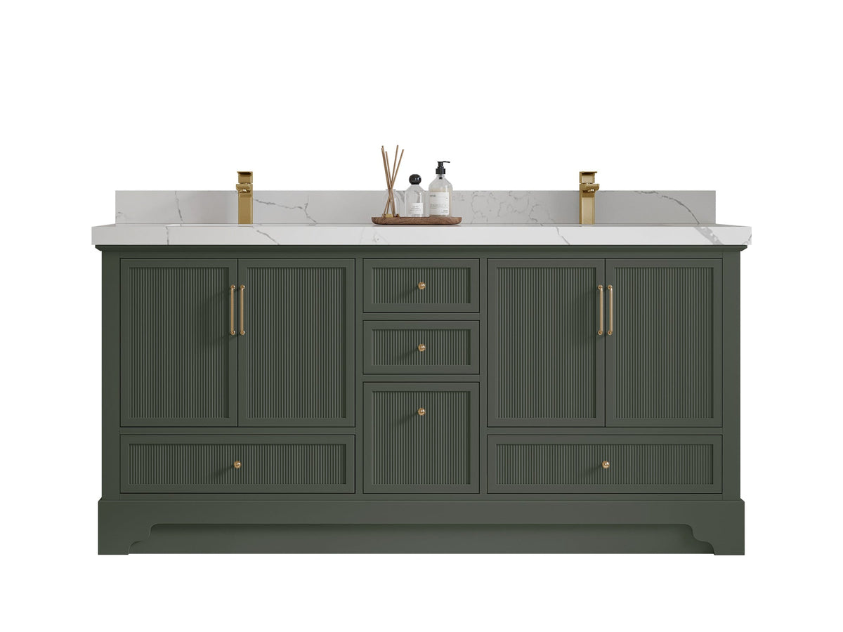 Alys 72 in. W x 22 in. D Double Sink Bathroom Vanity - Willow Bath and Vanity