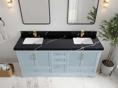 Alys 72 in. W x 22 in. D Double Sink Bathroom Vanity - photo 11