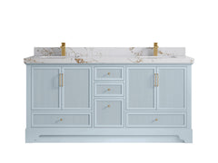 Alys 72 in. W x 22 in. D Double Sink Bathroom Vanity - photo 36