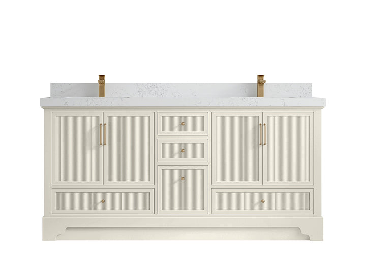 Alys 72 in. W x 22 in. D Double Sink Bathroom Vanity - photo 32
