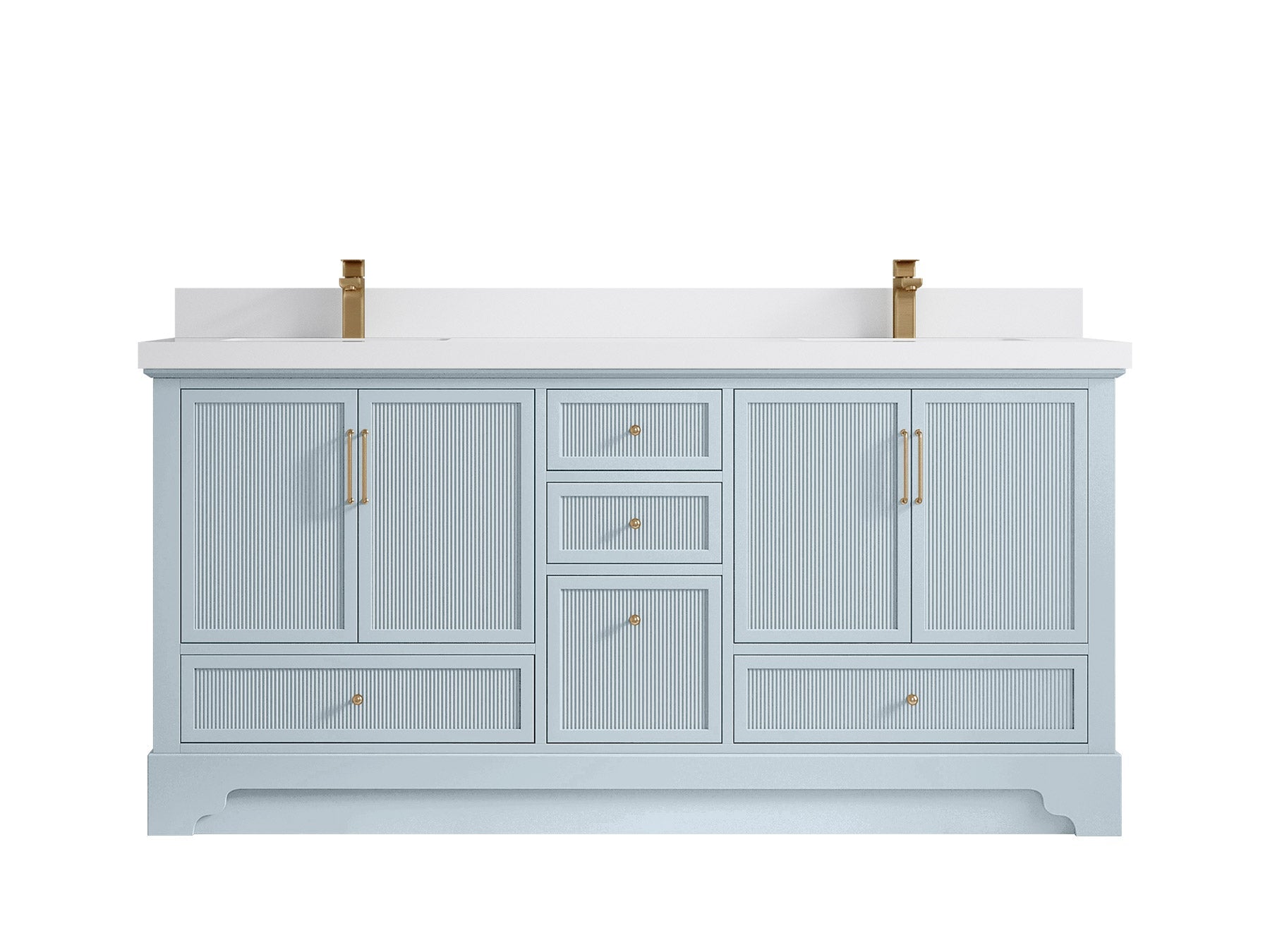 Alys 72 in. W x 22 in. D Double Sink Bathroom Vanity - Willow Bath and Vanity