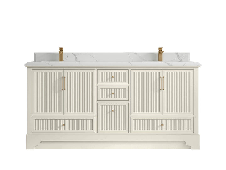 Alys 72 in. W x 22 in. D Double Sink Bathroom Vanity - photo 26