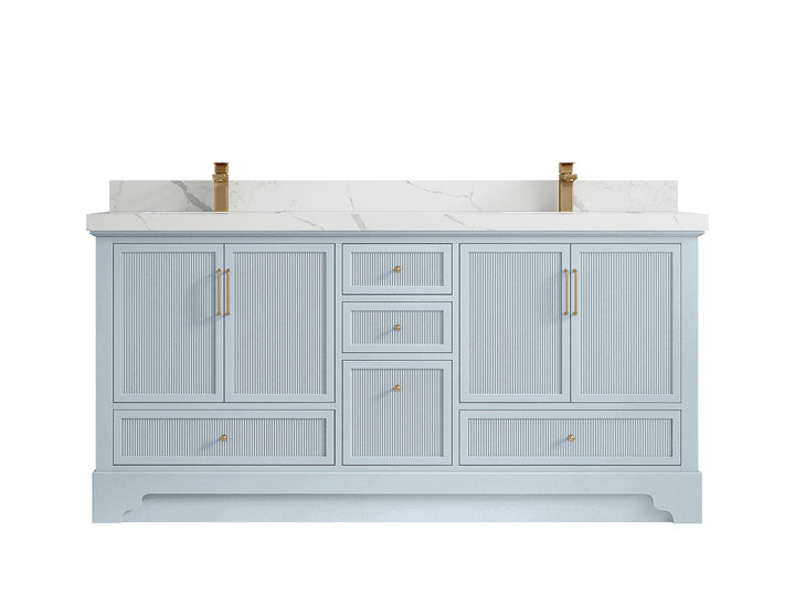 Alys 72 in. W x 22 in. D Double Sink Bathroom Vanity - photo 16