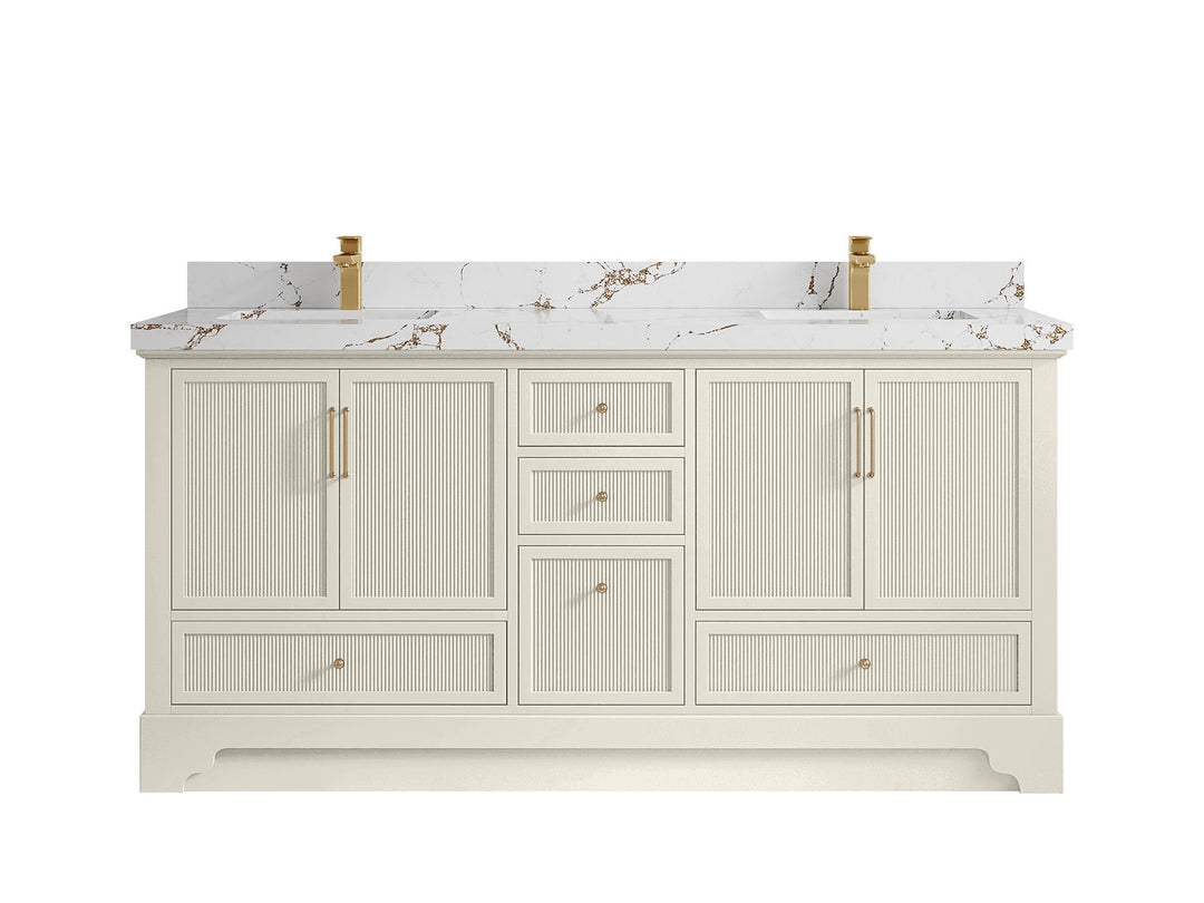 Alys 72 in. W x 22 in. D Double Sink Bathroom Vanity - Willow Bath and Vanity