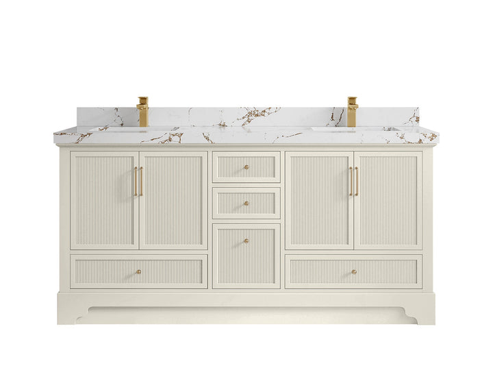 Alys 72 in. W x 22 in. D Double Sink Bathroom Vanity - photo 36
