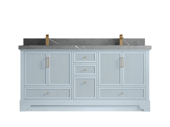 Alys 72 in. W x 22 in. D Double Sink Bathroom Vanity - photo 32