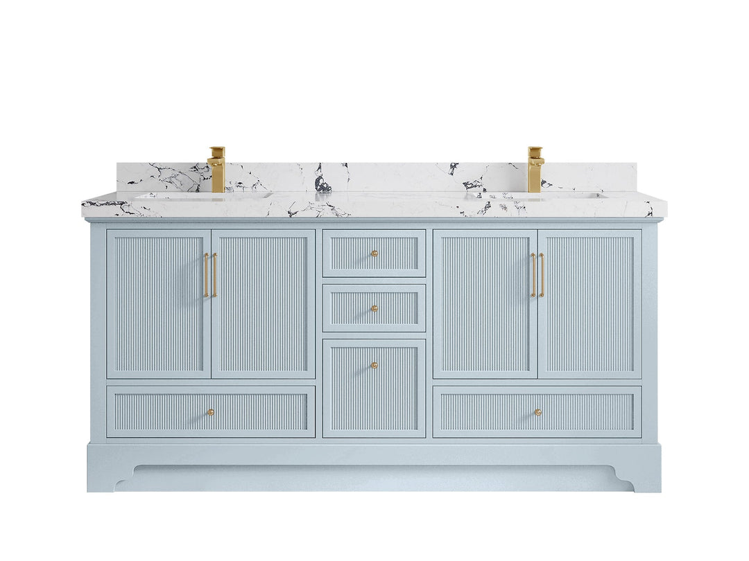 Alys 72 in. W x 22 in. D Double Sink Bathroom Vanity - Willow Bath and Vanity