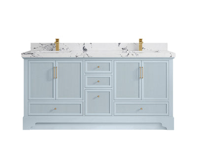 Alys 72 in. W x 22 in. D Double Sink Bathroom Vanity - Willow Bath and Vanity