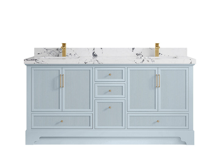 Alys 72 in. W x 22 in. D Double Sink Bathroom Vanity - photo 38