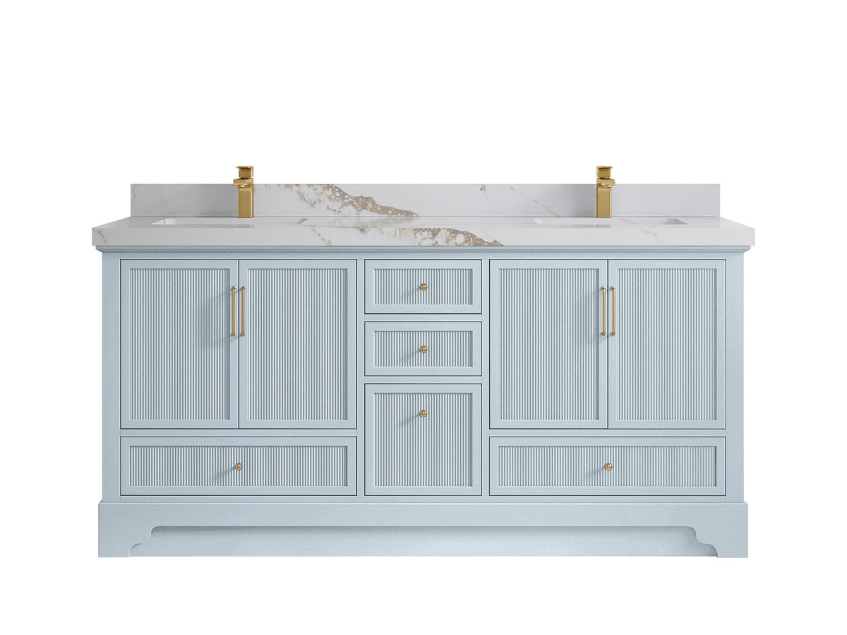 Alys 72 in. W x 22 in. D Double Sink Bathroom Vanity - Willow Bath and Vanity