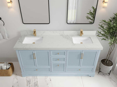 Alys 72 in. W x 22 in. D Double Sink Bathroom Vanity - Willow Bath and Vanity