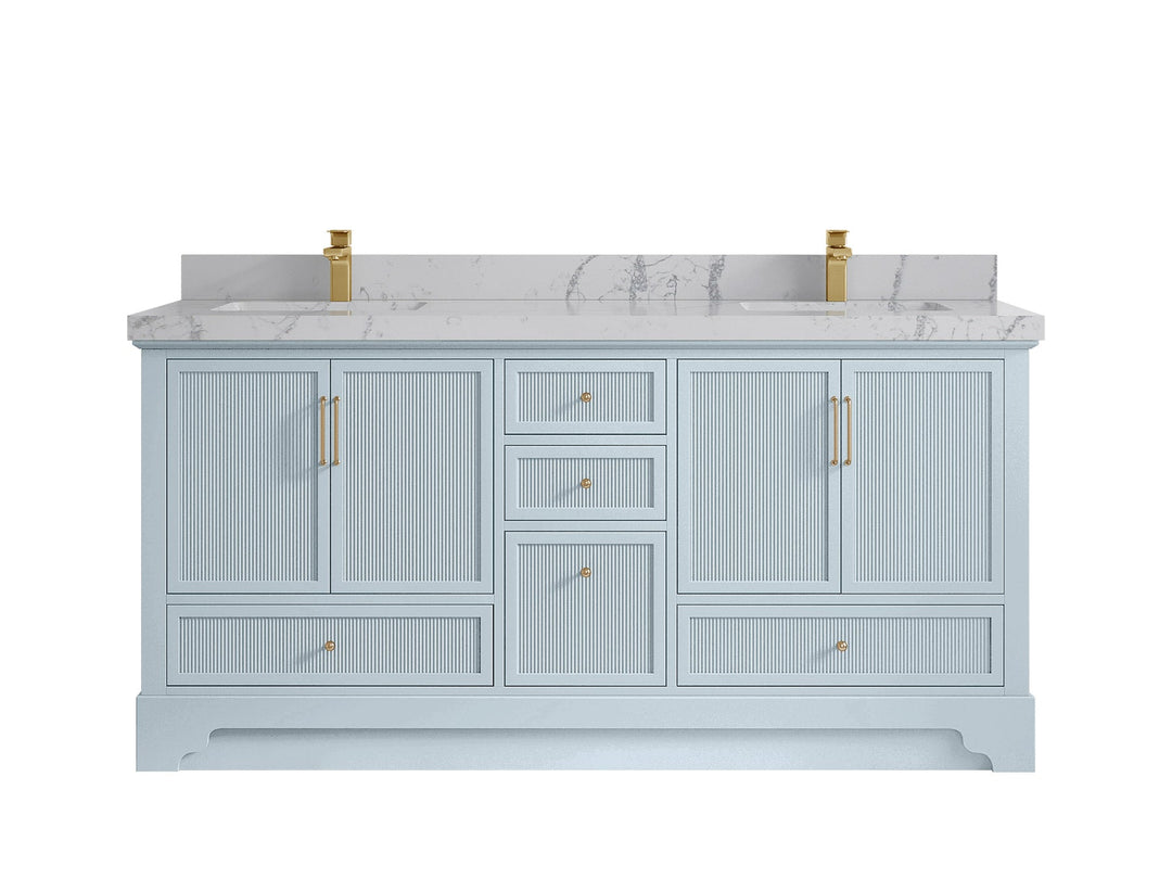 Alys 72 in. W x 22 in. D Double Sink Bathroom Vanity - Willow Bath and Vanity