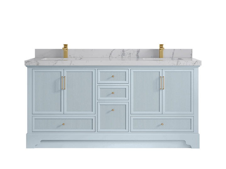 Alys 72 in. W x 22 in. D Double Sink Bathroom Vanity - photo 40