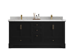 Alys 72 in. W x 22 in. D Double Sink Bathroom Vanity - photo 1